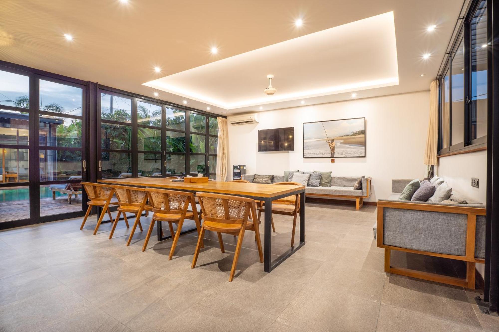 New 5Br Villa, Enclosed Lounge, Canggu Oasis Eksteriør bilde
