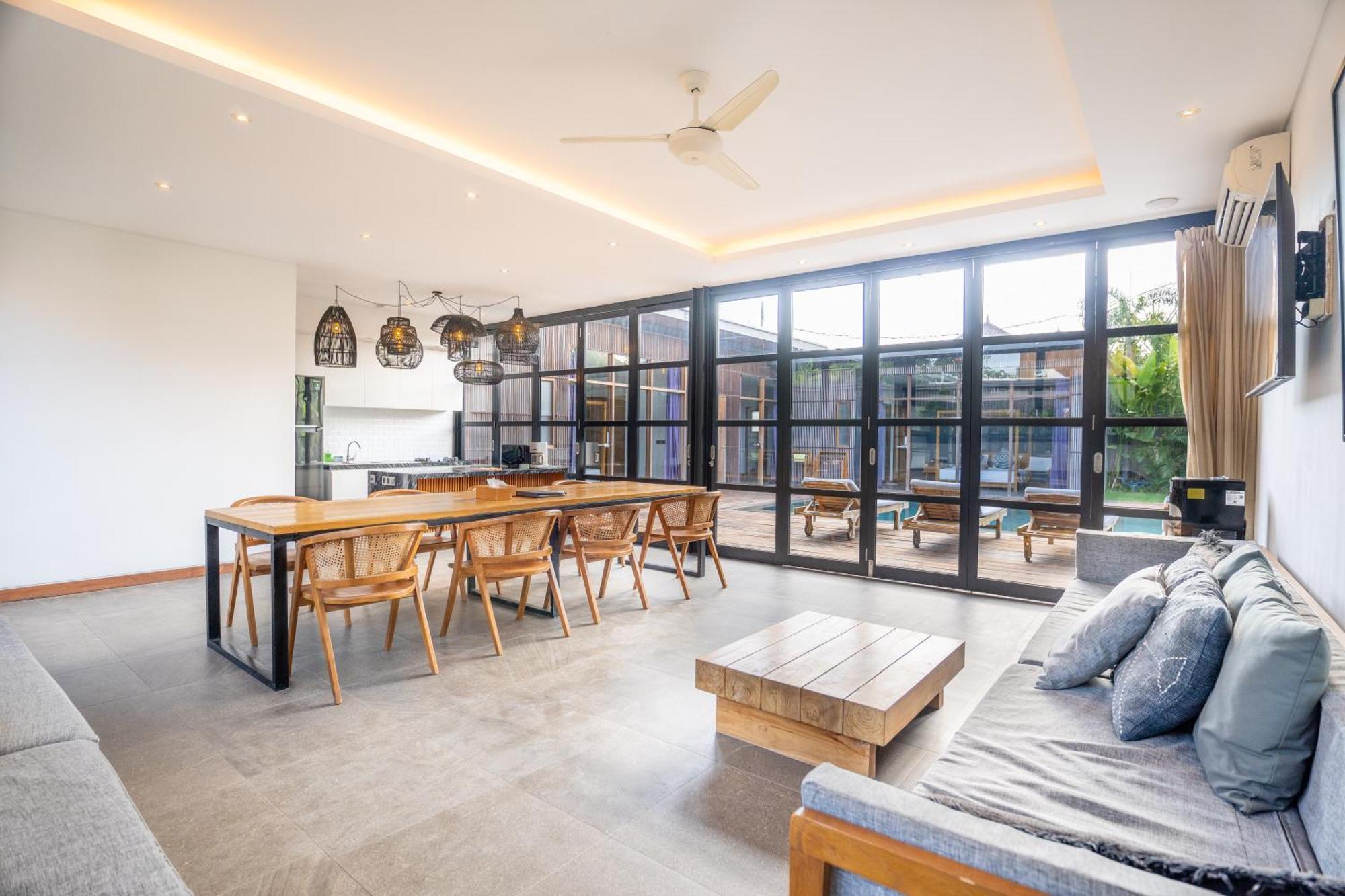 New 5Br Villa, Enclosed Lounge, Canggu Oasis Eksteriør bilde